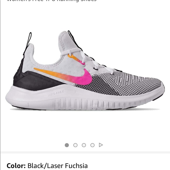 nike free tr8 black laser fuchsia